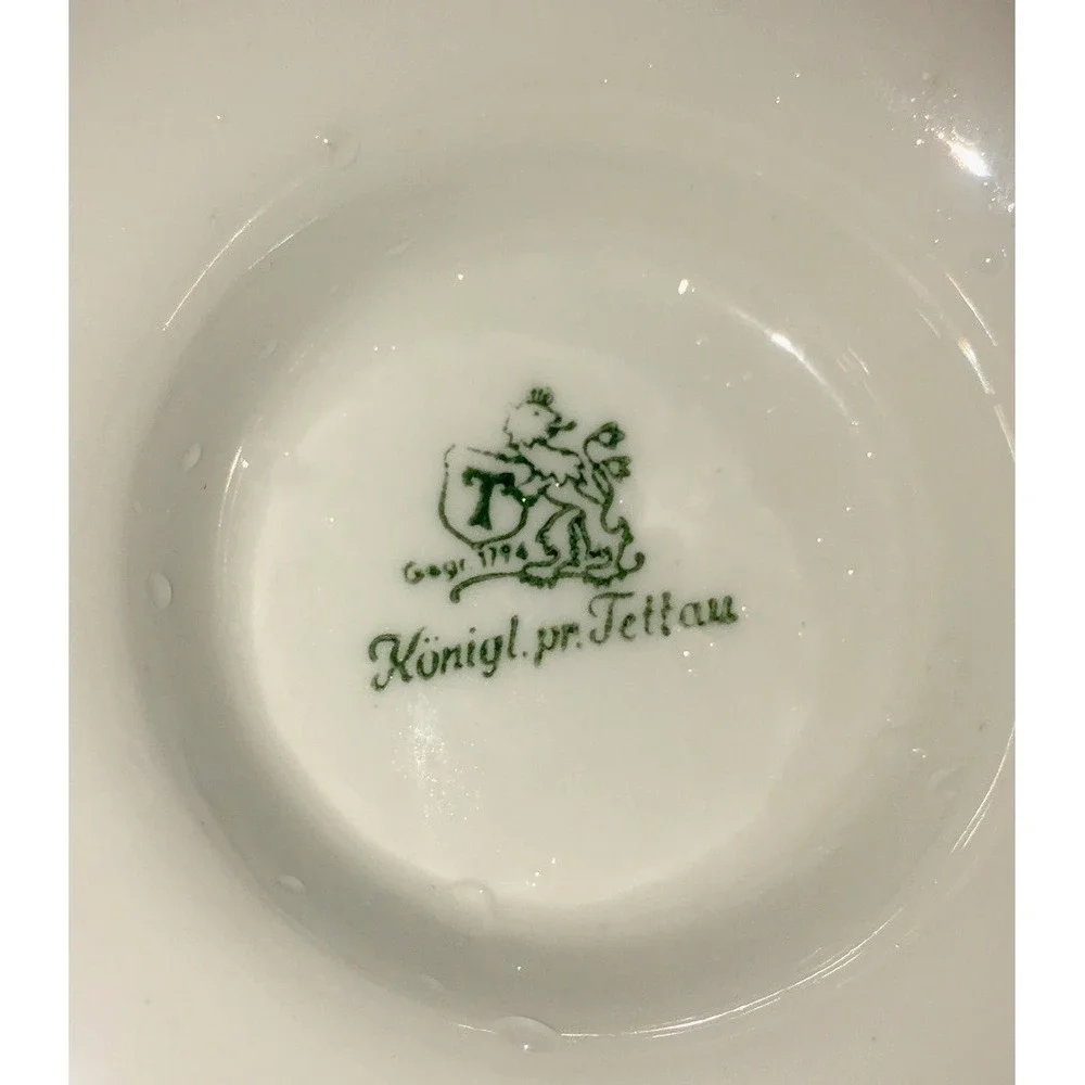 Vintage German Babenhausen Gun & Rod Club Cigar Cig. Ashtray Fishing Hunting  9